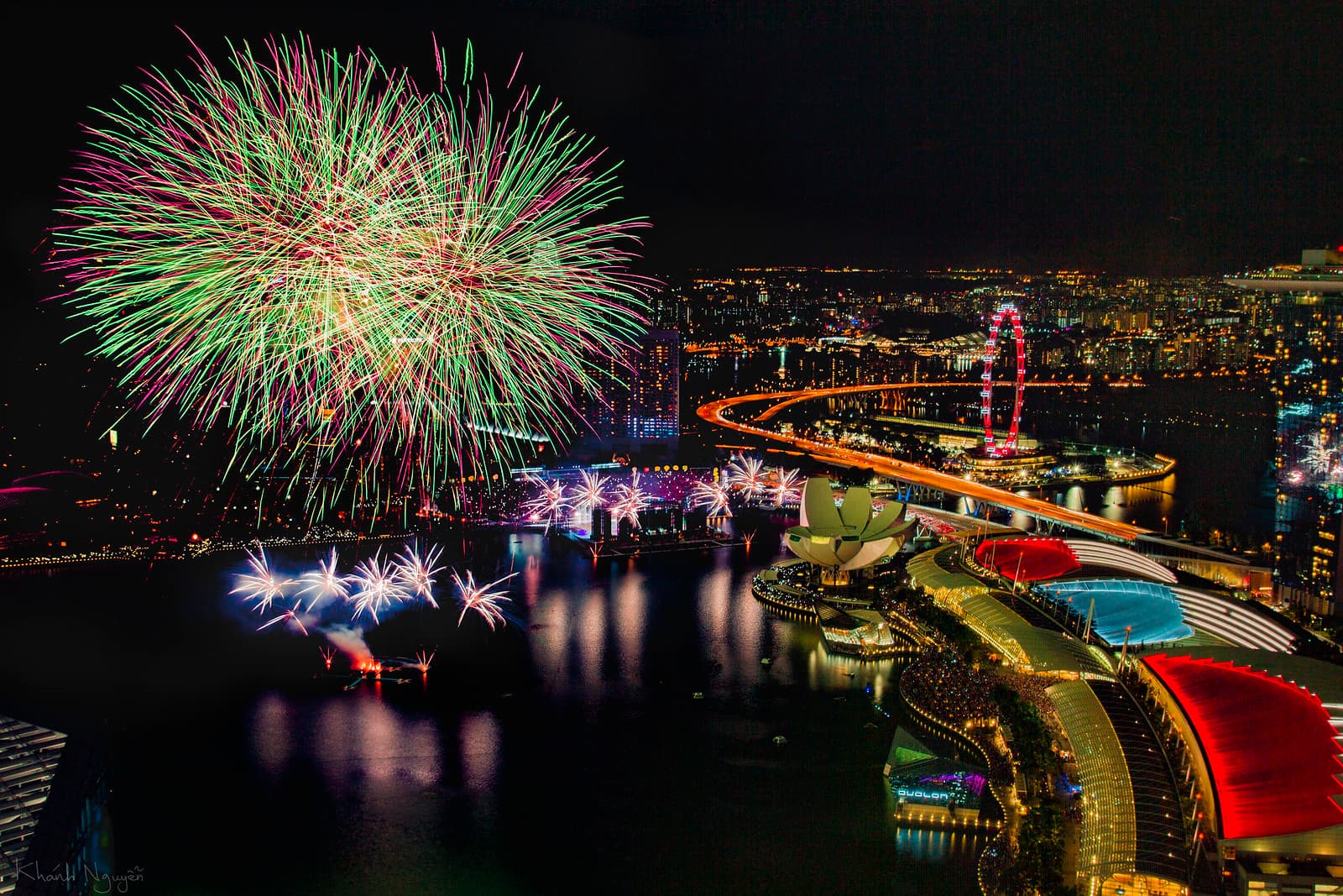 Singapore NDP Fireworks 2014 1